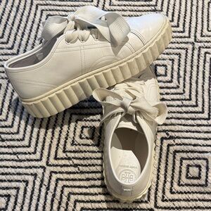 Tory Burch Cream Women's Sneakers
